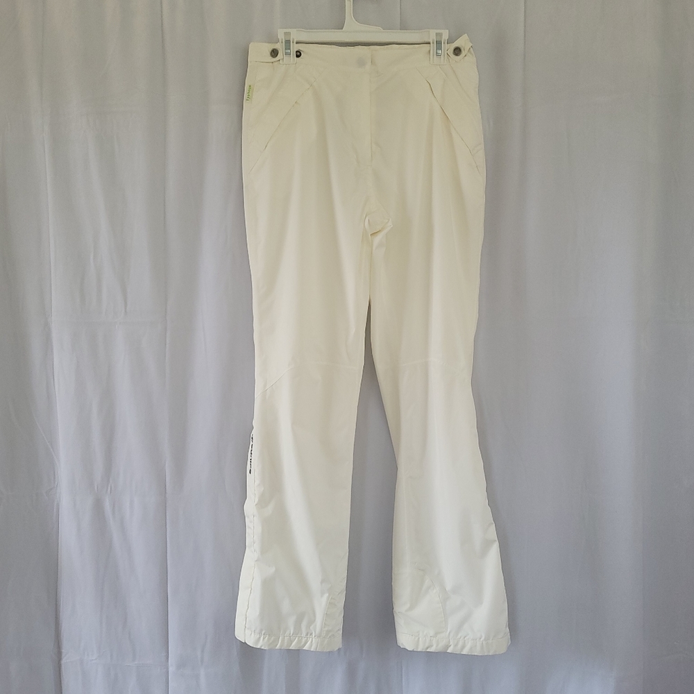 Sunice Typhoon Nylon Waterproof Rain/Snow Pants Women's Medium Ivory